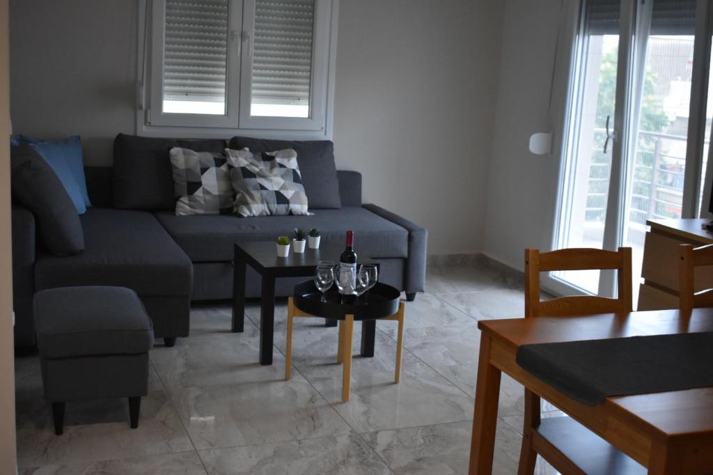 Posezení v ubytování Davidana Deluxe Apartments