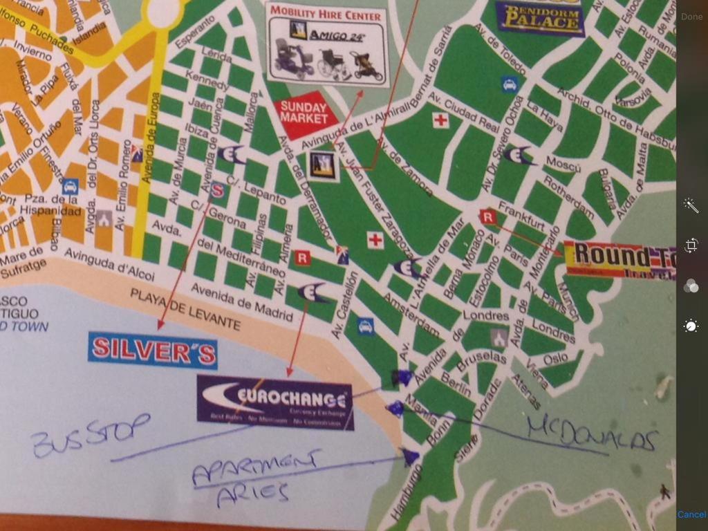Map Of Benidorm Hotels La Siesta 23D, Benidorm – Updated 2022 Prices