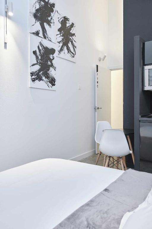 Postel nebo postele na pokoji v ubytování Fino modern & luxury