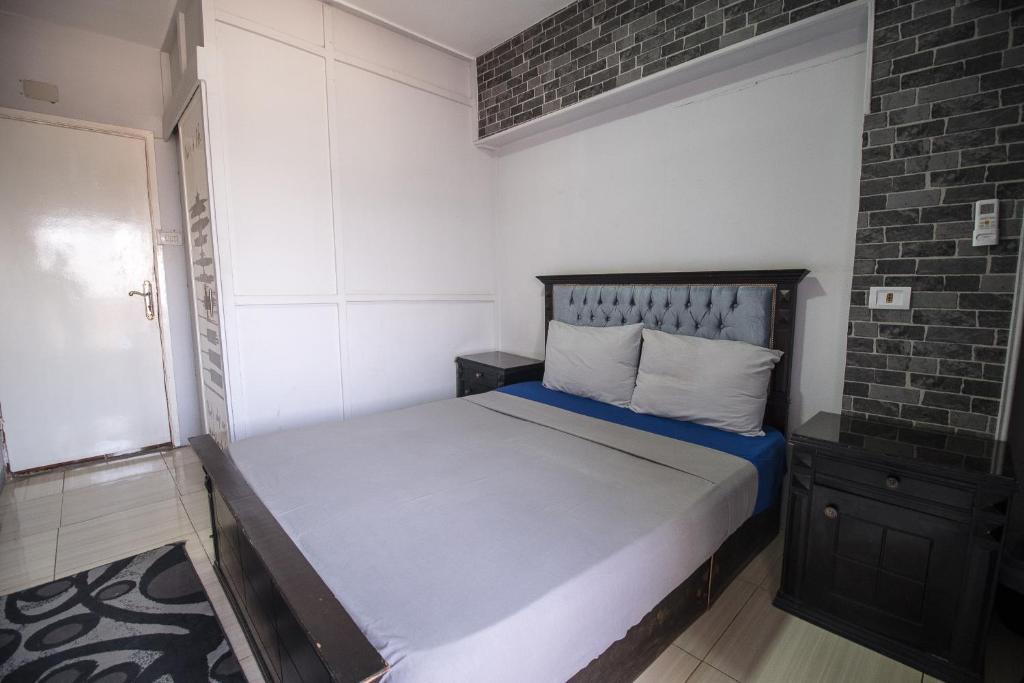Postel nebo postele na pokoji v ubytování Castle Hostel
