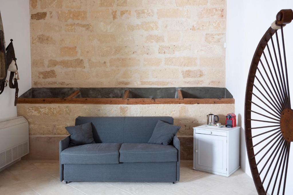 Posezení v ubytování Masseria Borgo Mortella