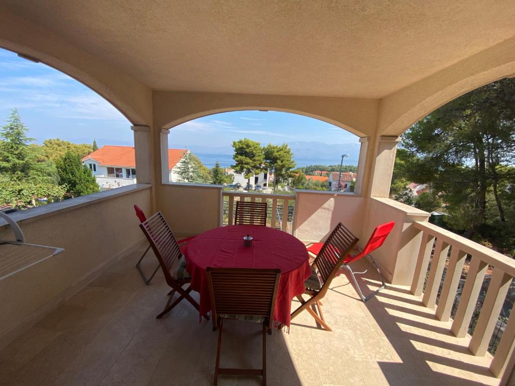 Balkón nebo terasa v ubytování Apartments Serenity