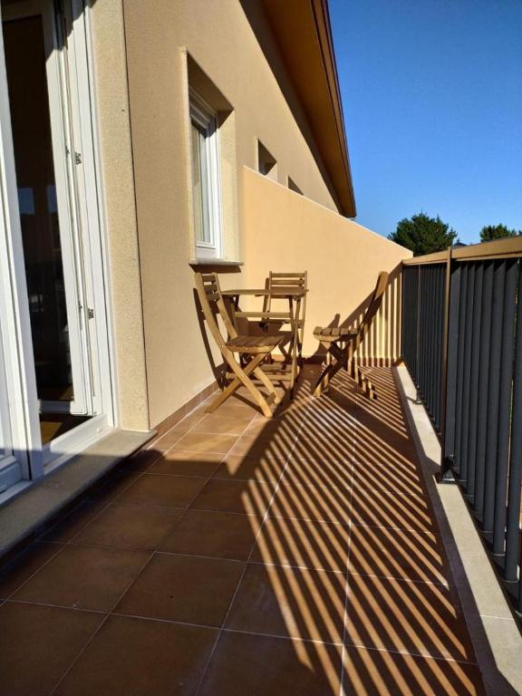 Balkón nebo terasa v ubytování Duplex Playa Langosteira