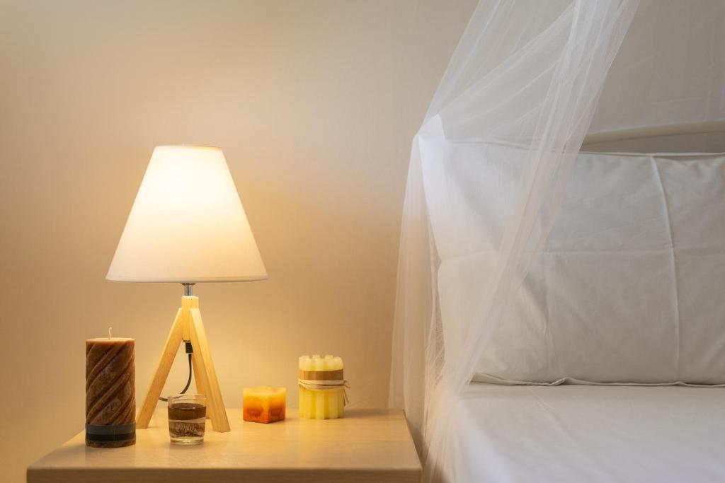Łóżko lub łóżka w pokoju w obiekcie Liogerma Resorts