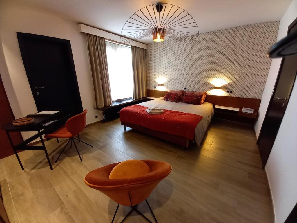 Postel nebo postele na pokoji v ubytování B&B The Street Lodge