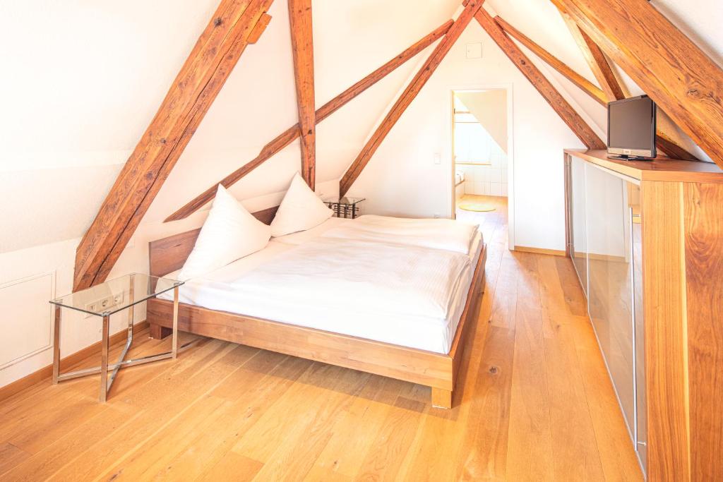 Postel nebo postele na pokoji v ubytování Hotel Centgraf