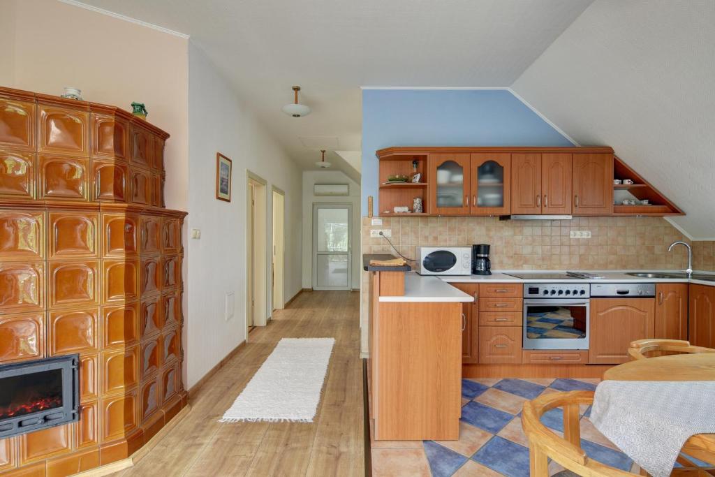 Kuchyňa alebo kuchynka v ubytovaní Apartman Villa Magdalena