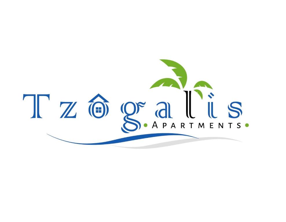 een logo voor aventura resorts en appartementen bij Tzogalis Apartments in Kallithea