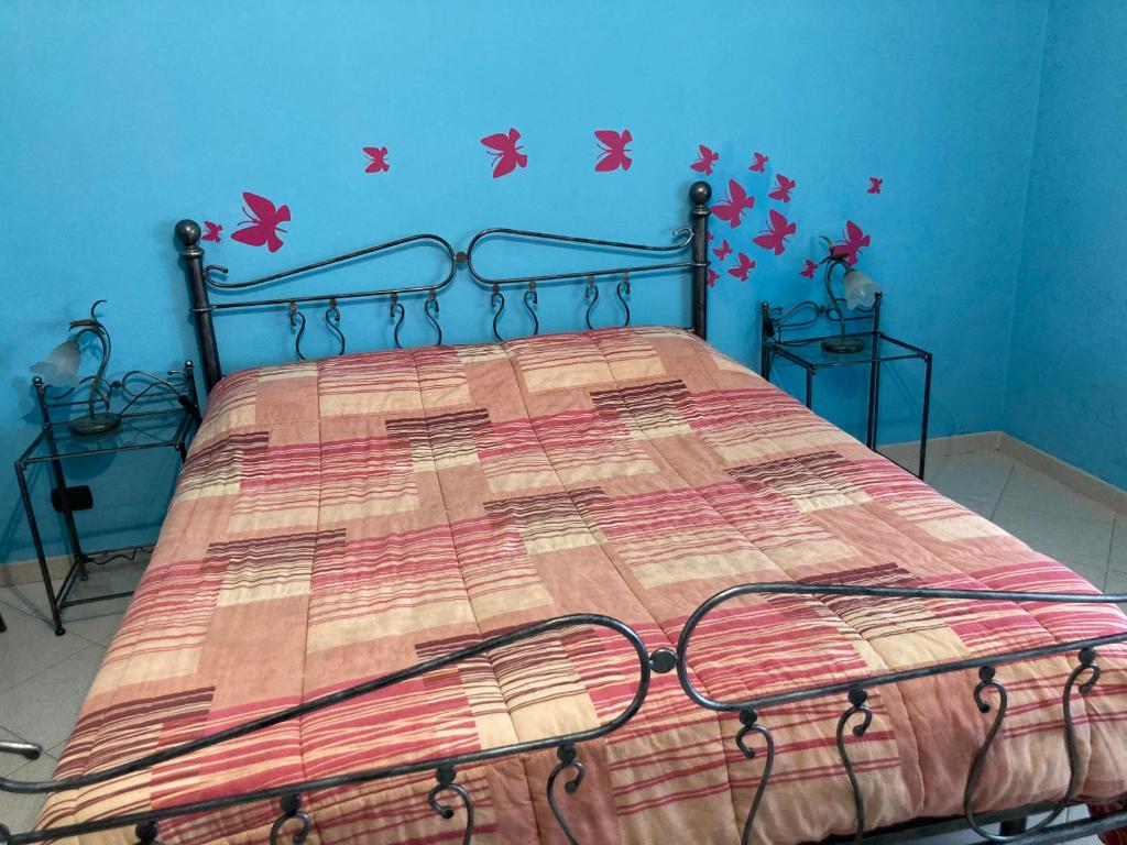 Postel nebo postele na pokoji v ubytování Agriturismo Al Brich