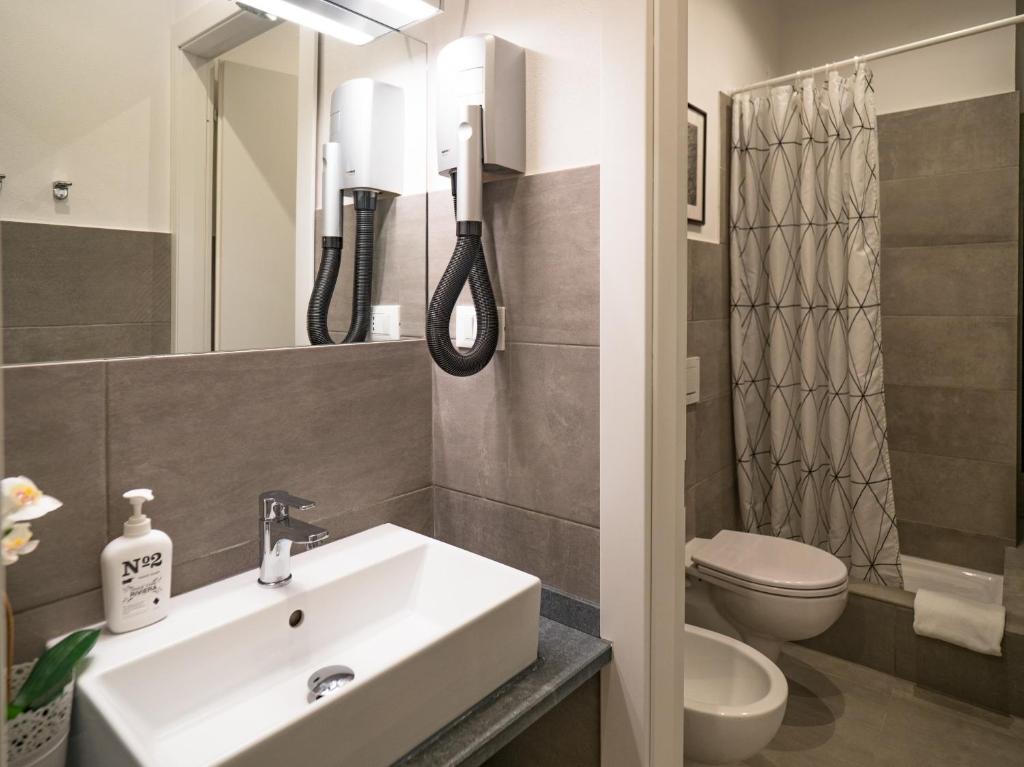 Koupelna v ubytování Camaella Luxury Studio