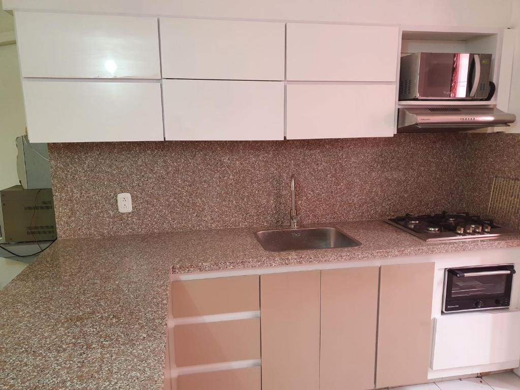A kitchen or kitchenette at Bello Horizonte-Gloria Yaneth