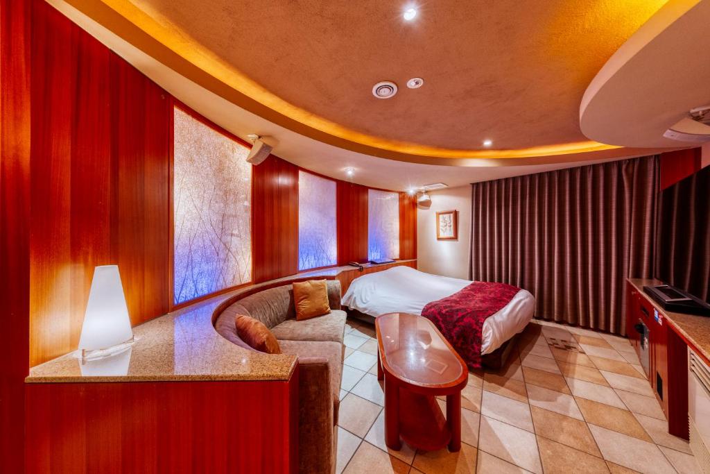 Posezení v ubytování Hotel Lotus Chiba -Adult Only
