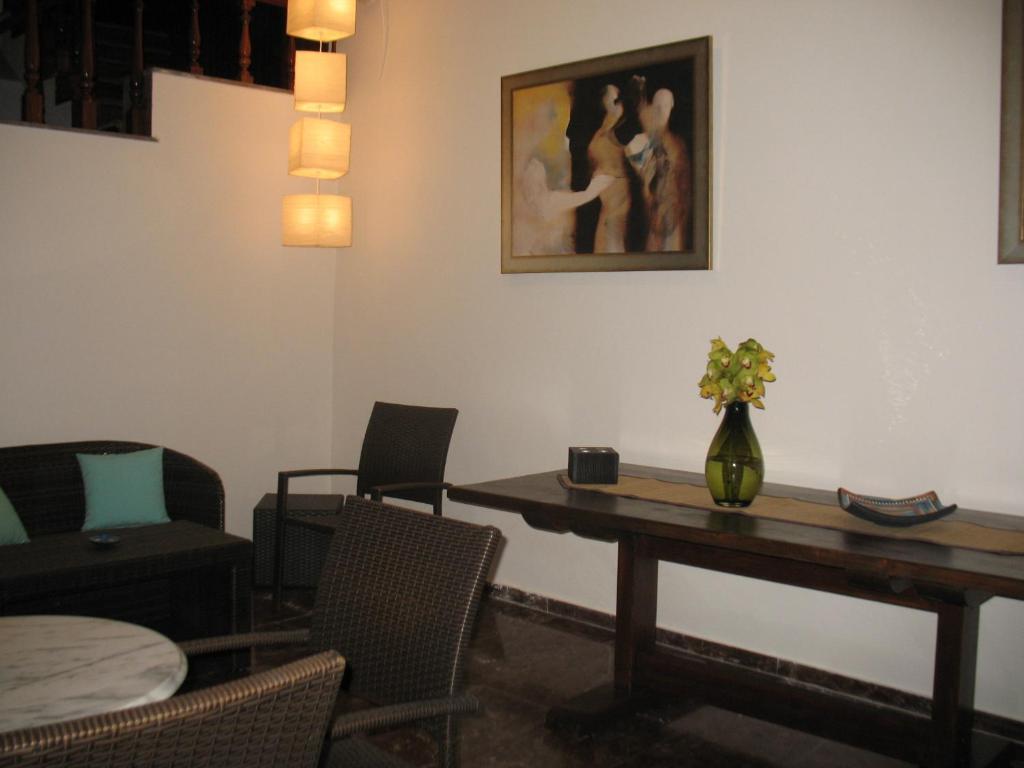 Posezení v ubytování Polyxeni Hotel
