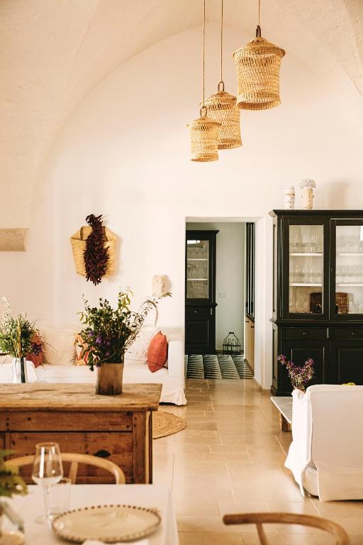 Posezení v ubytování Masseria Calderisi
