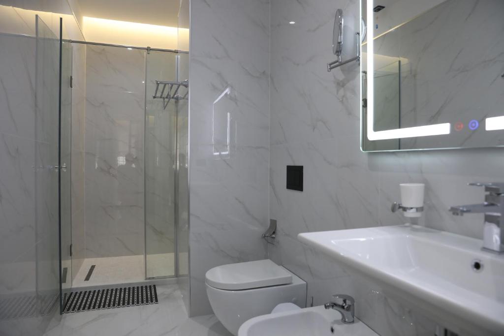Koupelna v ubytování Hotel IMPERIAL
