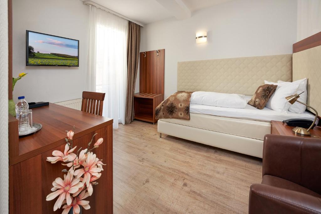 TV a/nebo společenská místnost v ubytování Hotel Meyerhof