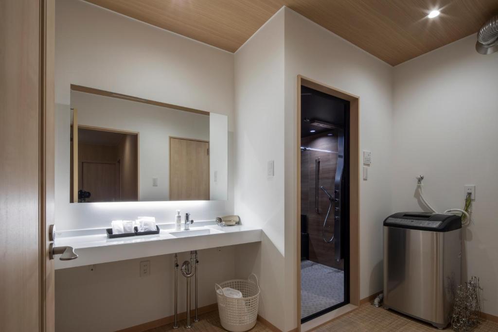 Koupelna v ubytování Randor Residence Hiroshima Suites