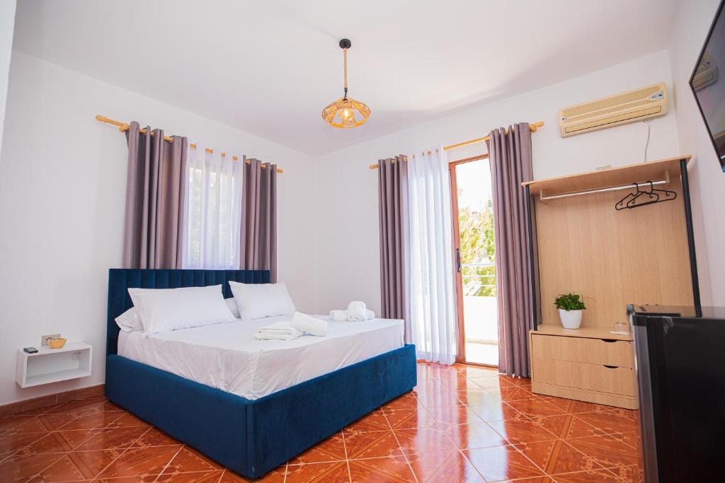 Postel nebo postele na pokoji v ubytování Villa Gaudium