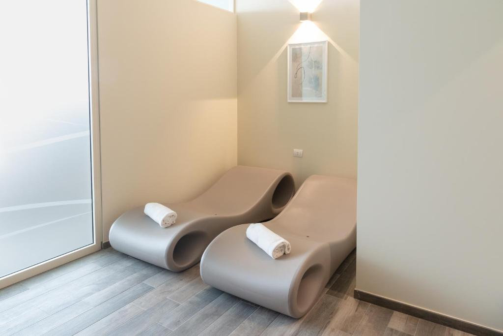 Kúpele alebo wellness v ubytovaní Hotel & Wellness Stella Delle Langhe