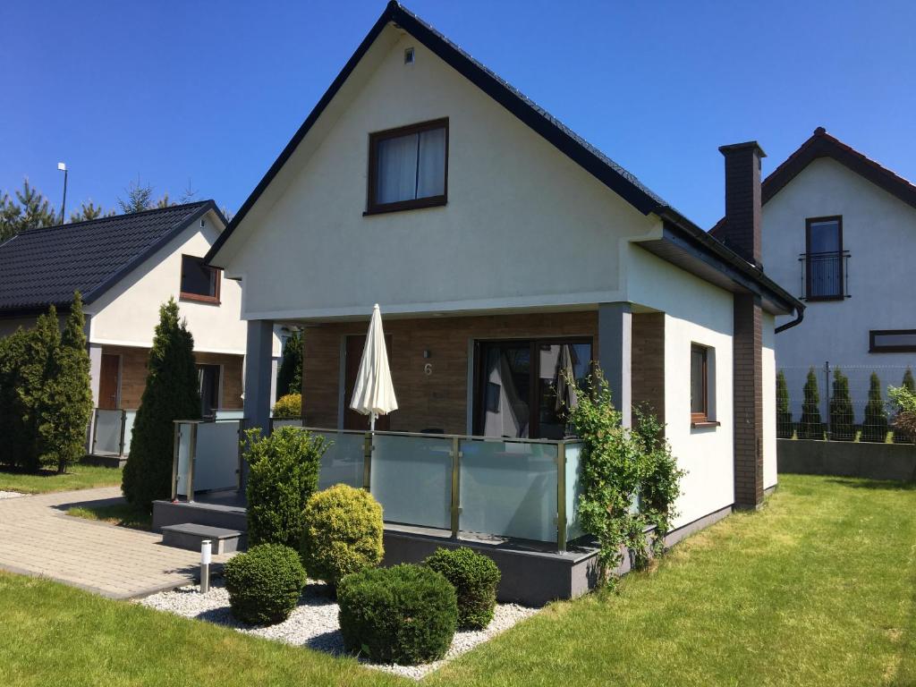 Bygningen som feriehuset ligger i