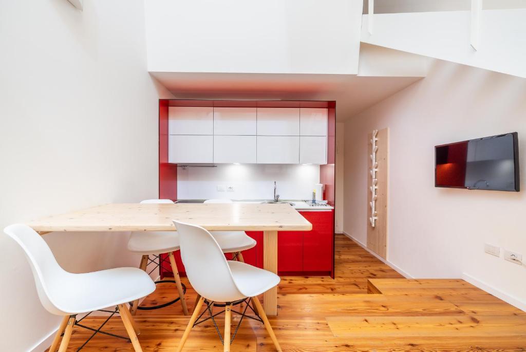 TV a/nebo společenská místnost v ubytování Quercus Appartements contactless check-in