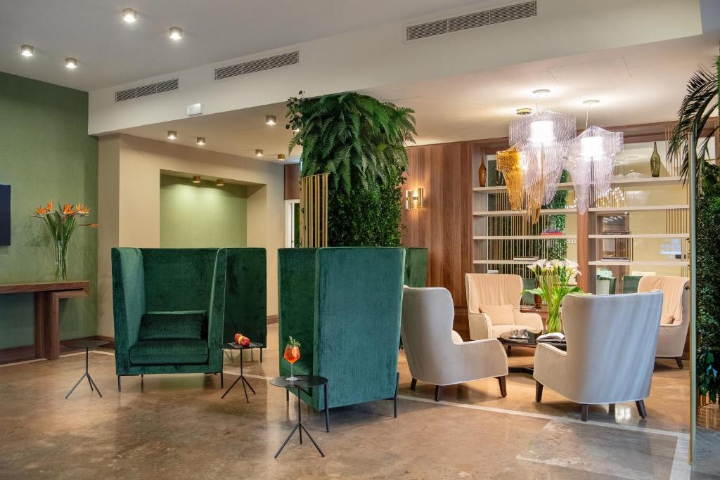 Posezení v ubytování Hotel Tocq