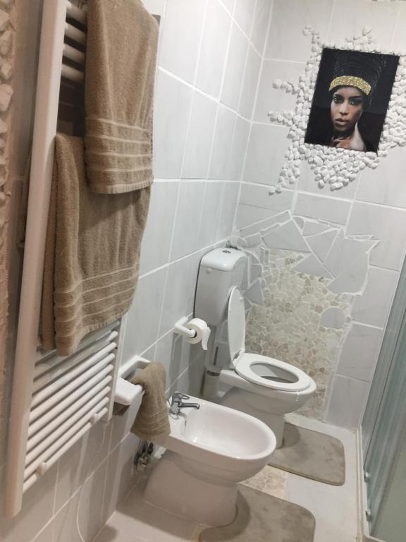 Koupelna v ubytování B & Baichin