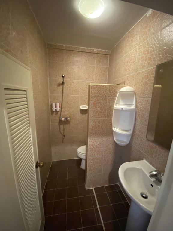 Koupelna v ubytování Star Guesthouse