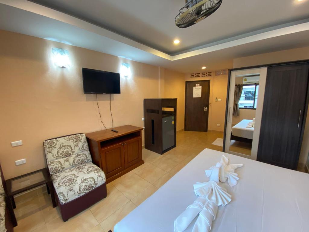 Postel nebo postele na pokoji v ubytování Star Guesthouse