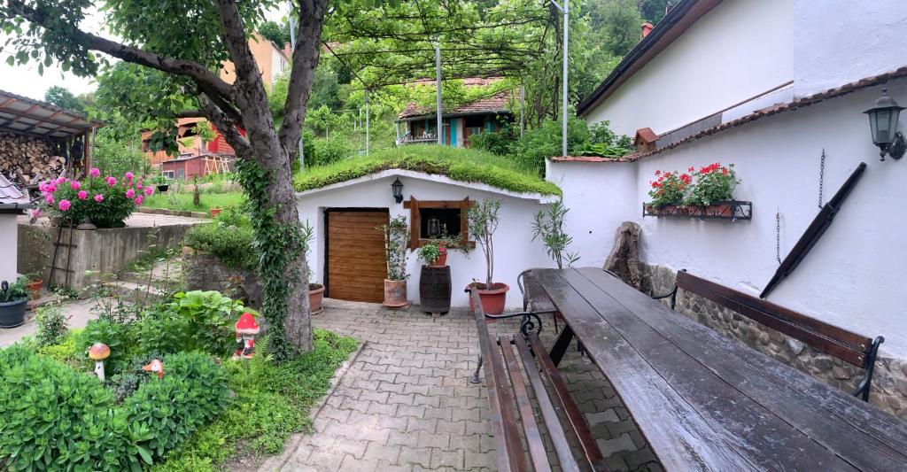 Zahrada ubytování Casa Santa