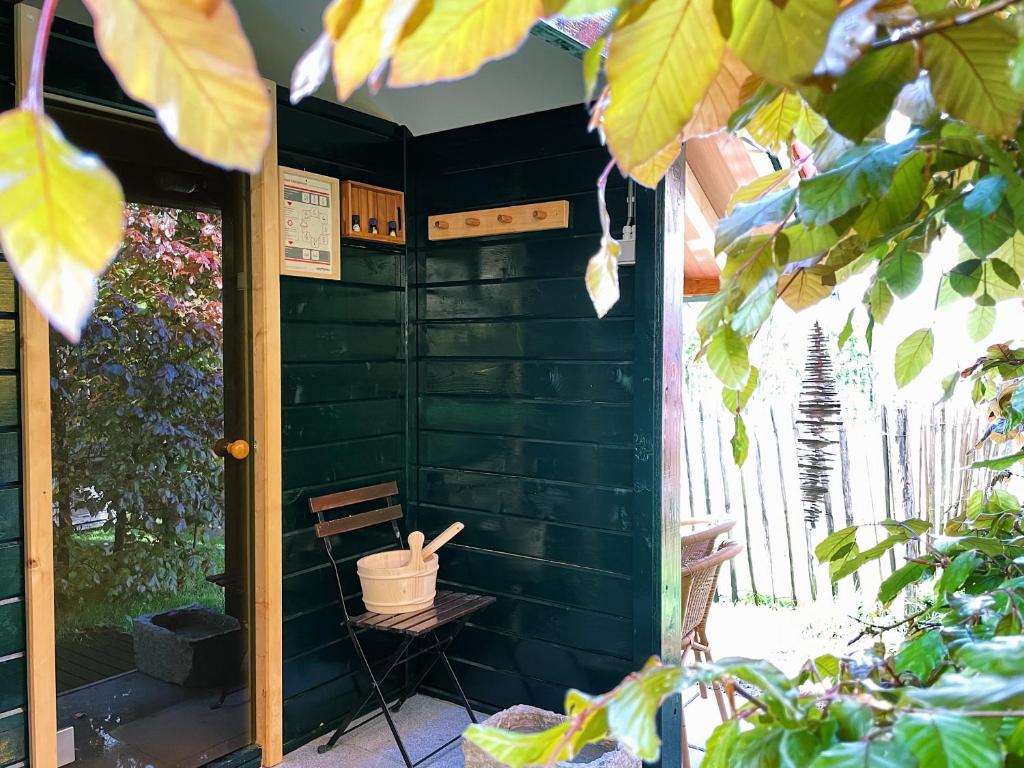 Zahrada ubytování B&B Maarle
