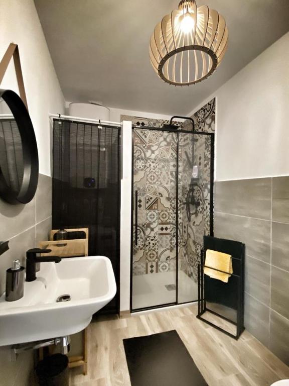 Koupelna v ubytování Apartamenty Toledo