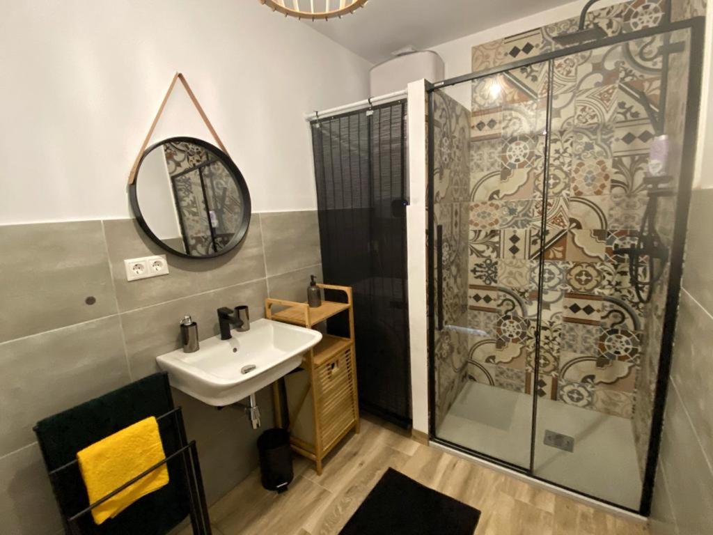 Koupelna v ubytování Apartamenty Toledo