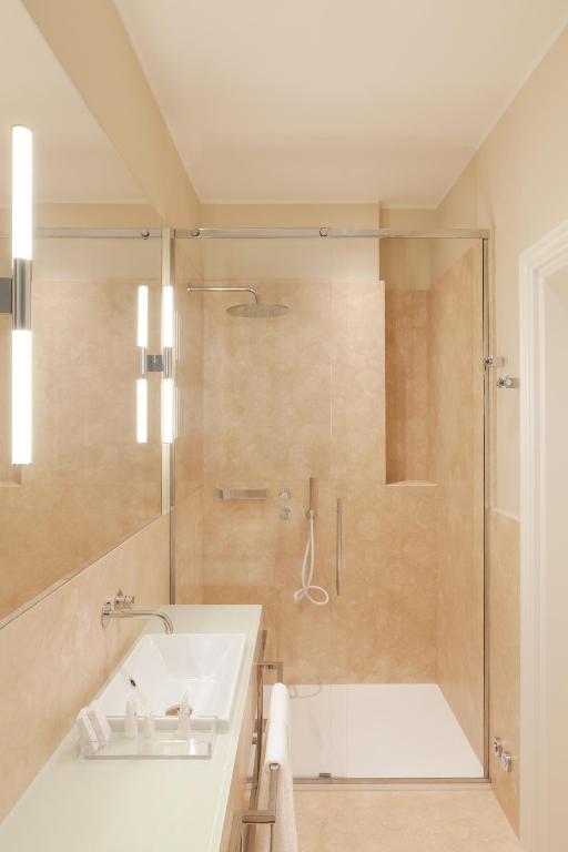Koupelna v ubytování Amabilia Suites