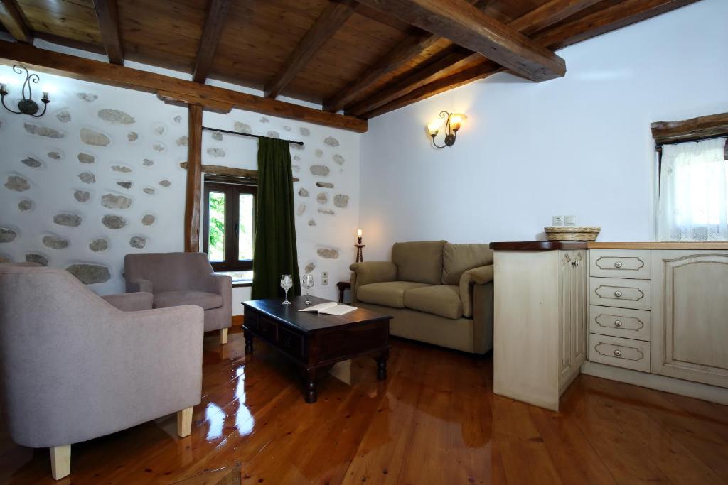 A seating area at Stafilos House