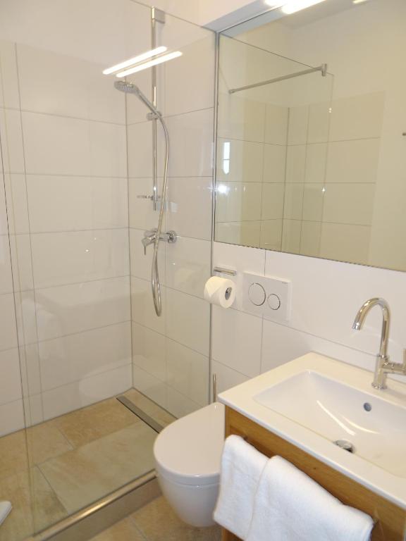 Koupelna v ubytování Altstadthotel Molitor