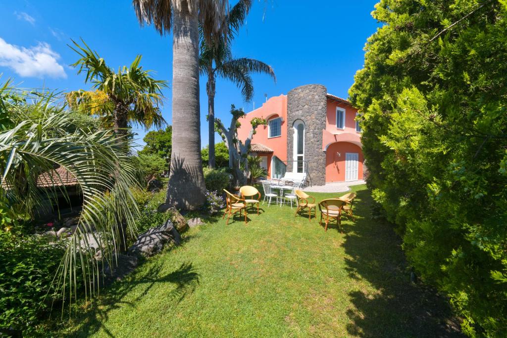 Zahrada ubytování Villa Stefania