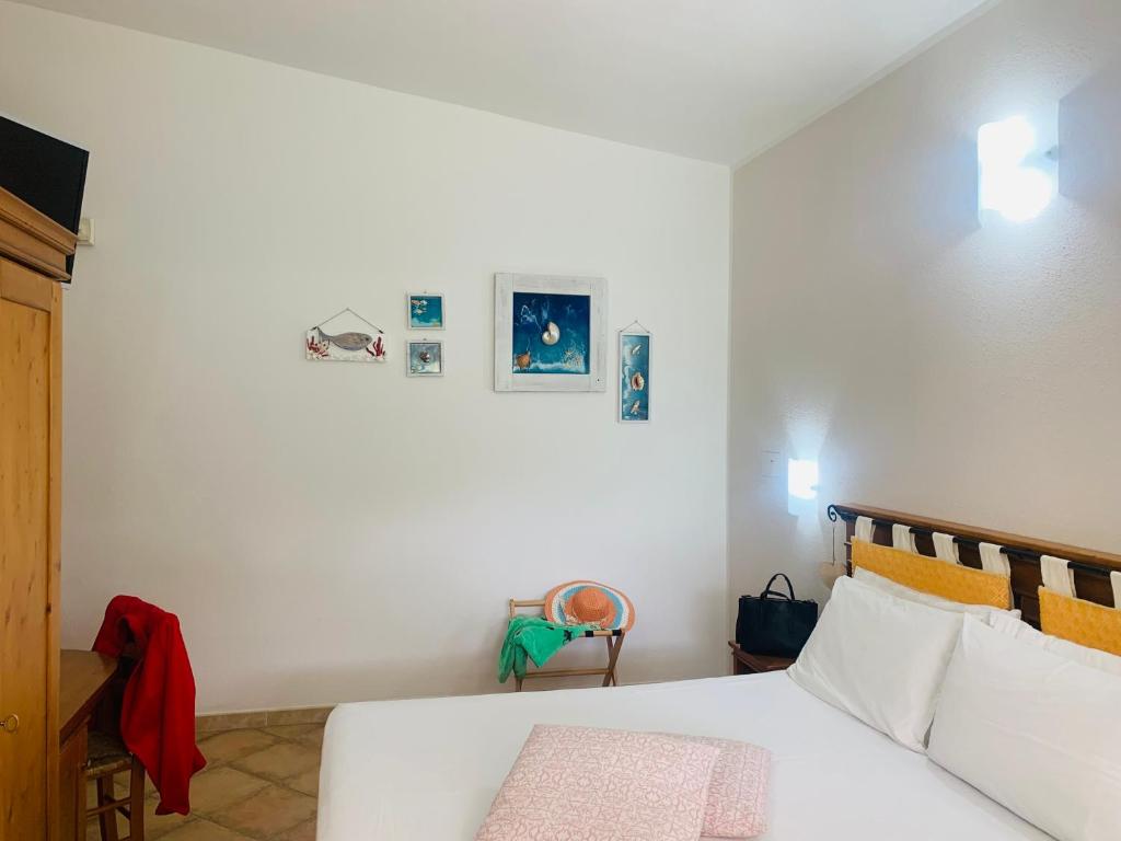 Postel nebo postele na pokoji v ubytování Sa Murta Bianca Guesthouse