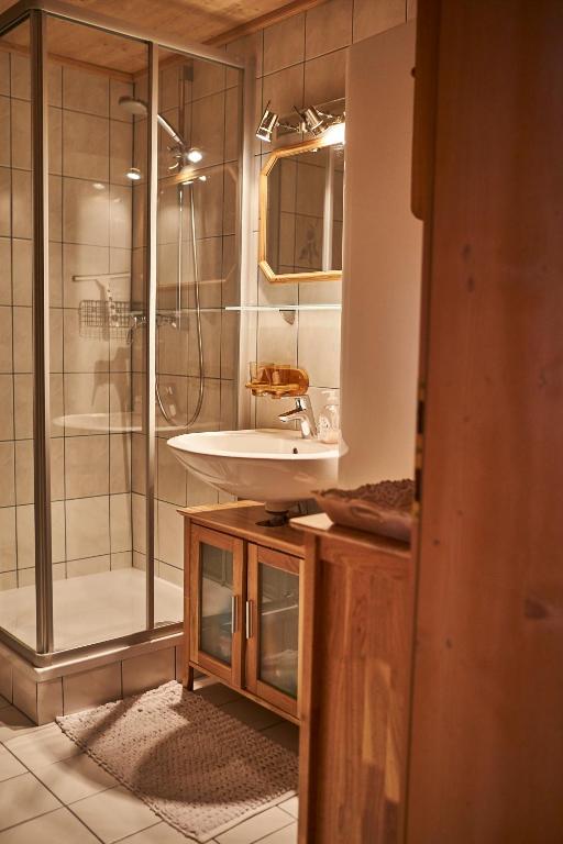Kúpeľňa v ubytovaní Appartement Gretl