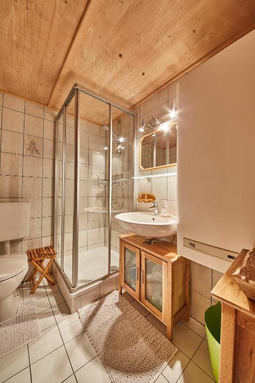 Kúpeľňa v ubytovaní Appartement Gretl