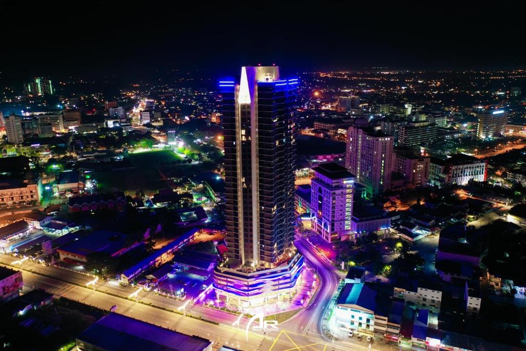 Nespecifikovaný výhled na destinaci Kota Bharu nebo výhled na město při pohledu z apartmánu