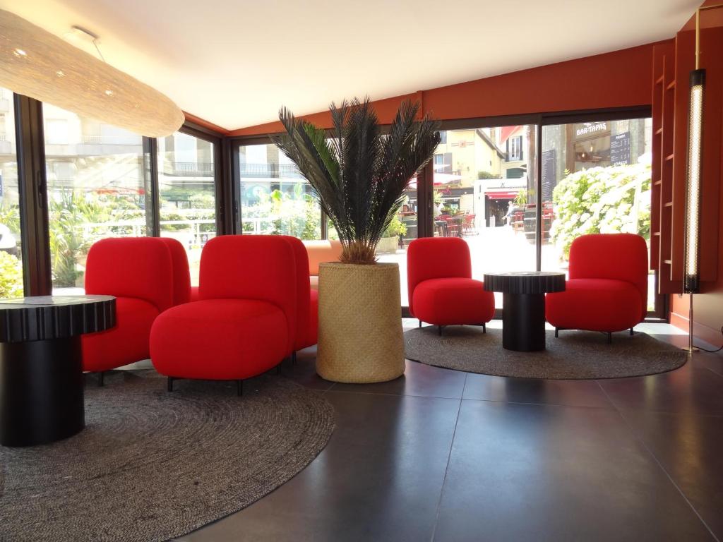 Posezení v ubytování Hôtel Florida
