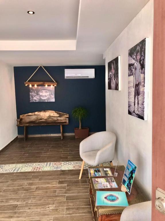 Posezení v ubytování Hotel MAYARI Holbox