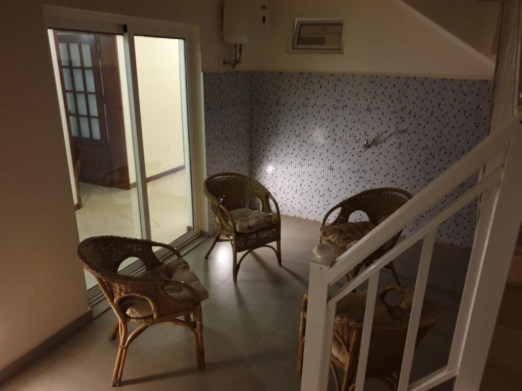 Posezení v ubytování Cactus Guest House