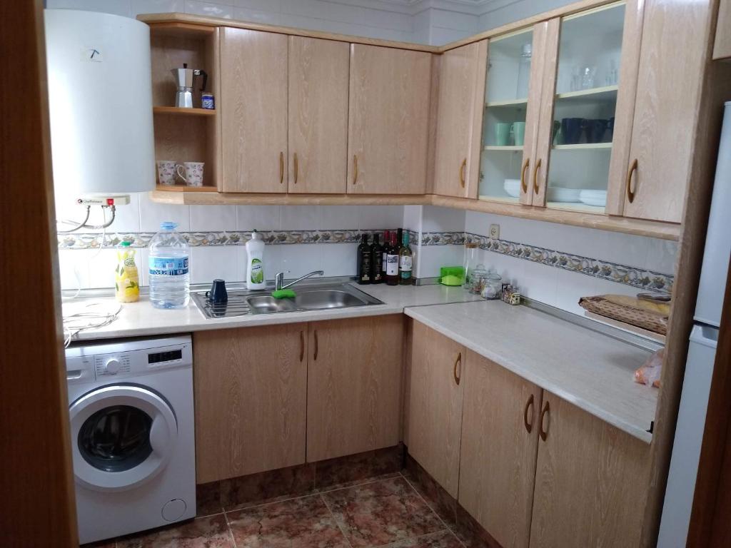 Kuchyň nebo kuchyňský kout v ubytování FLAMING 2