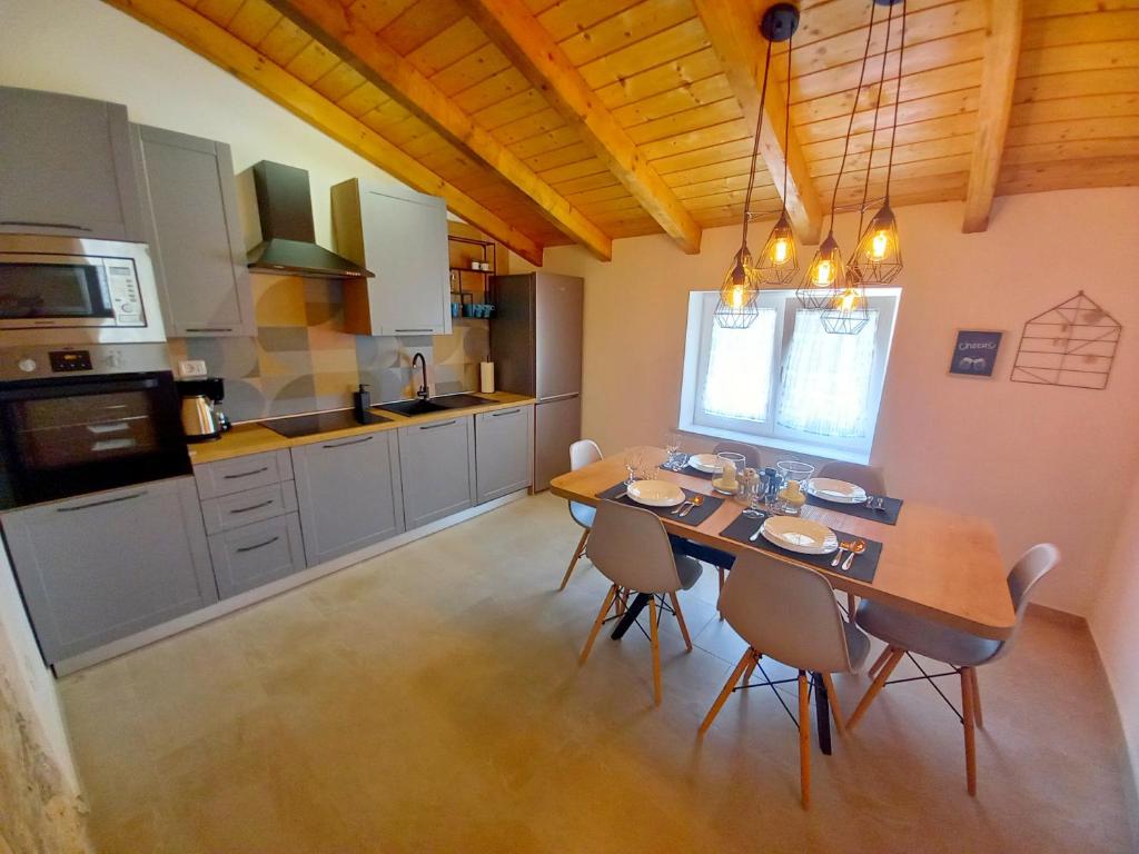 Kuchyň nebo kuchyňský kout v ubytování Casa Pasqua