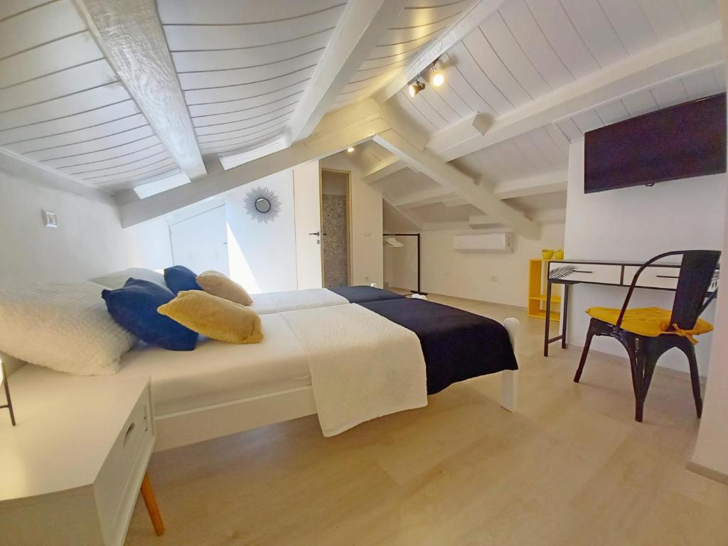 Postel nebo postele na pokoji v ubytování Casa Pasqua