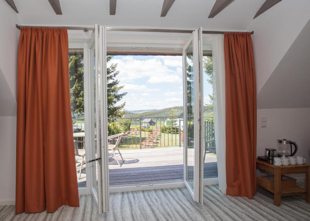 Balkón nebo terasa v ubytování Der schöne Asten - Resort Winterberg
