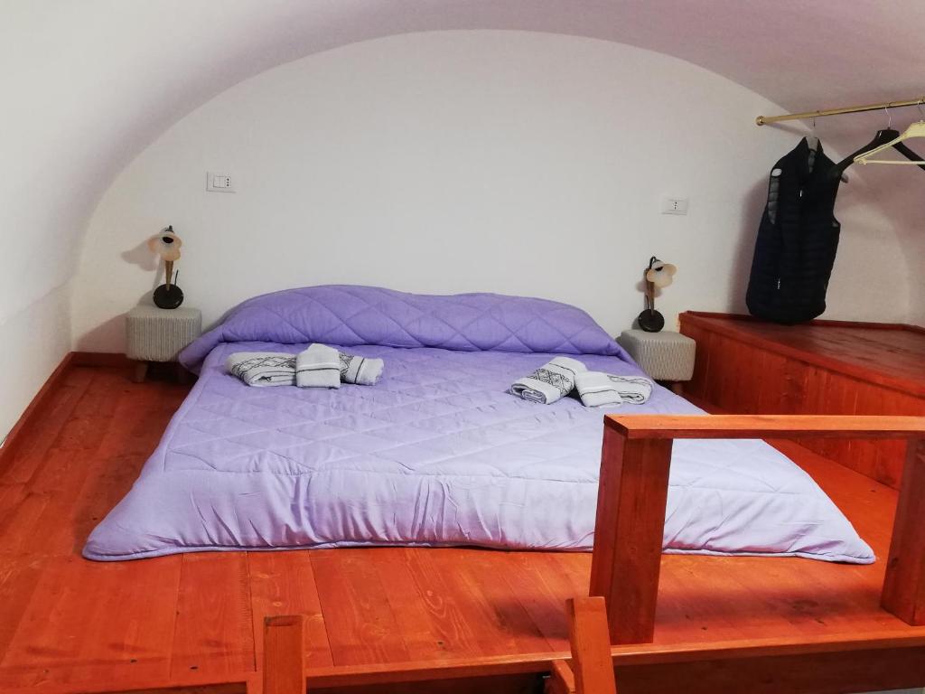 Posteľ alebo postele v izbe v ubytovaní Casa dell'aquila Barocca