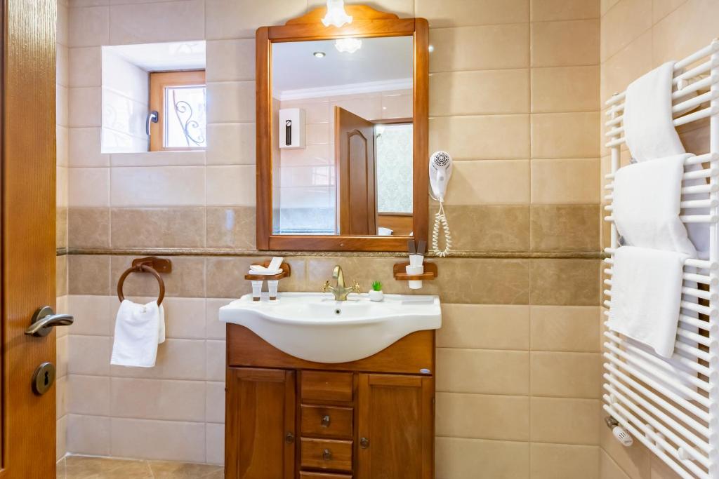 Koupelna v ubytování Hotel Boutique Bulevard